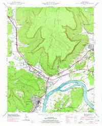 Download a high-resolution, GPS-compatible USGS topo map for South Pittsburg, TN (1974 edition)