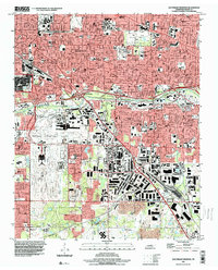 preview thumbnail of historical topo map of Shelby County, TN in 1997