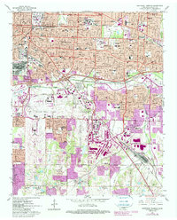 Download a high-resolution, GPS-compatible USGS topo map for Southeast Memphis, TN (1984 edition)