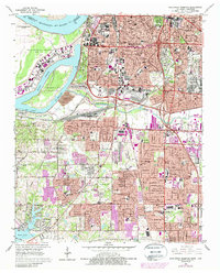 Download a high-resolution, GPS-compatible USGS topo map for Southwest Memphis, TN (1988 edition)