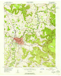 Download a high-resolution, GPS-compatible USGS topo map for Sparta, TN (1955 edition)