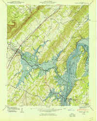 Download a high-resolution, GPS-compatible USGS topo map for Spring City, TN (1954 edition)