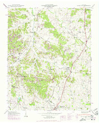 Download a high-resolution, GPS-compatible USGS topo map for Spring Hill, TN (1975 edition)