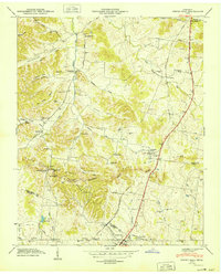 Download a high-resolution, GPS-compatible USGS topo map for Spring Hill, TN (1949 edition)