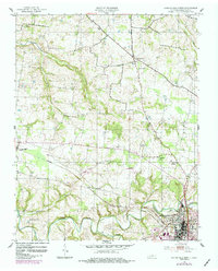 Download a high-resolution, GPS-compatible USGS topo map for Springfield North, TN (1984 edition)