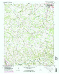 Download a high-resolution, GPS-compatible USGS topo map for Springfield South, TN (1983 edition)