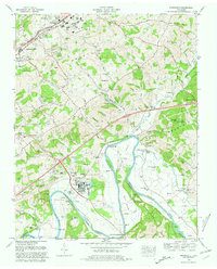 Download a high-resolution, GPS-compatible USGS topo map for Springvale, TN (1981 edition)