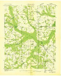 preview thumbnail of historical topo map of Henry County, TN in 1936
