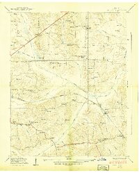 preview thumbnail of historical topo map of Henry County, TN in 1938