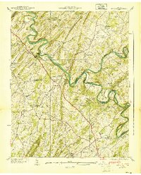 1940 Map of Spurgeon