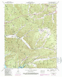 Download a high-resolution, GPS-compatible USGS topo map for Standing Rock, TN (1987 edition)