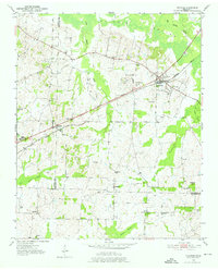 1952 Map of Tipton County, TN, 1976 Print