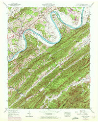 Download a high-resolution, GPS-compatible USGS topo map for Stony Point, TN (1972 edition)