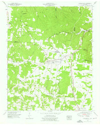 Download a high-resolution, GPS-compatible USGS topo map for Summertown, TN (1976 edition)