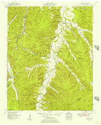 Download a high-resolution, GPS-compatible USGS topo map for Sunrise, TN (1957 edition)