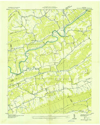Download a high-resolution, GPS-compatible USGS topo map for Swan Island, TN (1935 edition)