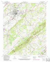 Download a high-resolution, GPS-compatible USGS topo map for Sweetwater, TN (1989 edition)