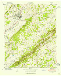 Download a high-resolution, GPS-compatible USGS topo map for Sweetwater, TN (1954 edition)