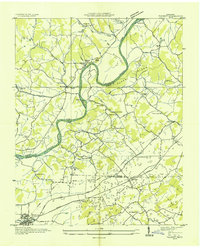 Download a high-resolution, GPS-compatible USGS topo map for Talbott, TN (1935 edition)