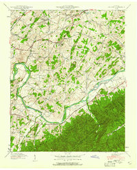 Download a high-resolution, GPS-compatible USGS topo map for Telford, TN (1961 edition)