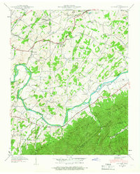 Download a high-resolution, GPS-compatible USGS topo map for Telford, TN (1966 edition)