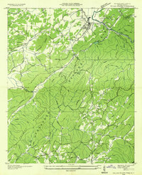 Download a high-resolution, GPS-compatible USGS topo map for Tellico Plains, TN (1934 edition)