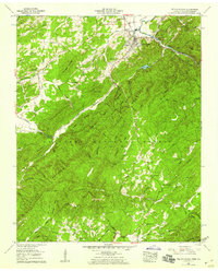 Download a high-resolution, GPS-compatible USGS topo map for Tellico Plains, TN (1959 edition)