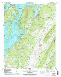 Download a high-resolution, GPS-compatible USGS topo map for Ten Mile, TN (1996 edition)