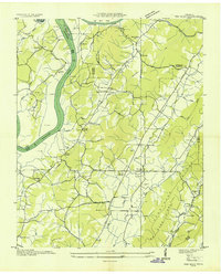 Download a high-resolution, GPS-compatible USGS topo map for Ten Mile, TN (1936 edition)
