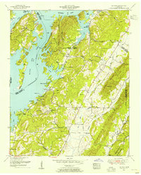 Download a high-resolution, GPS-compatible USGS topo map for Ten Mile, TN (1954 edition)