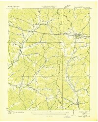 Download a high-resolution, GPS-compatible USGS topo map for Tennessee City, TN (1936 edition)
