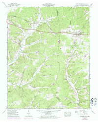 preview thumbnail of historical topo map of Humphreys County, TN in 1953