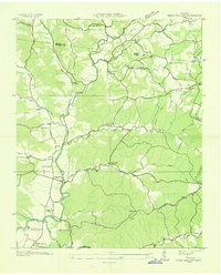 Download a high-resolution, GPS-compatible USGS topo map for Texas Hollow, TN (1936 edition)