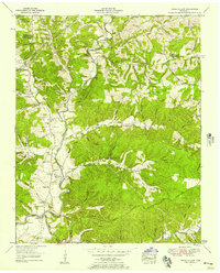 Download a high-resolution, GPS-compatible USGS topo map for Texas Hollow, TN (1957 edition)