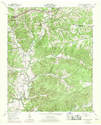 Download a high-resolution, GPS-compatible USGS topo map for Texas Hollow, TN (1970 edition)