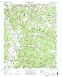 preview thumbnail of historical topo map of Hickman County, TN in 1952