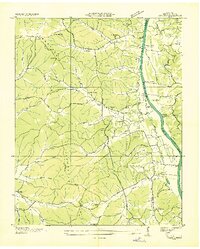 Download a high-resolution, GPS-compatible USGS topo map for Tharpe, TN (1936 edition)