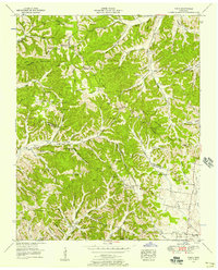 preview thumbnail of historical topo map of Williamson County, TN in 1951