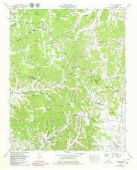 preview thumbnail of historical topo map of Williamson County, TN in 1951