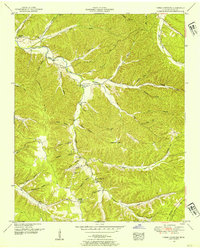 Download a high-resolution, GPS-compatible USGS topo map for Three Churches, TN (1954 edition)