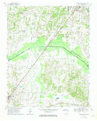 Download a high-resolution, GPS-compatible USGS topo map for Trezevant East, TN (1969 edition)