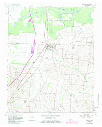 Download a high-resolution, GPS-compatible USGS topo map for Trimble, TN (1983 edition)