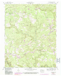 Download a high-resolution, GPS-compatible USGS topo map for Twin Bridges, TN (1988 edition)