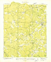 preview thumbnail of historical topo map of Morgan County, TN in 1936