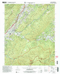 Download a high-resolution, GPS-compatible USGS topo map for Unicoi, TN (2003 edition)
