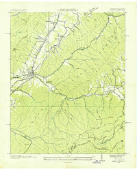 Download a high-resolution, GPS-compatible USGS topo map for Unicoi, TN (1935 edition)