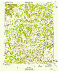 Download a high-resolution, GPS-compatible USGS topo map for Vale, TN (1953 edition)