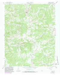 Download a high-resolution, GPS-compatible USGS topo map for Vanleer, TN (1983 edition)