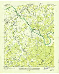 Download a high-resolution, GPS-compatible USGS topo map for Vonore, TN (1935 edition)