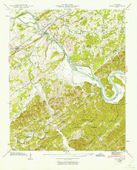 Download a high-resolution, GPS-compatible USGS topo map for Vonore, TN (1963 edition)